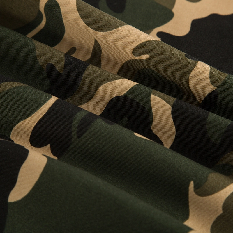 Wholesale Polyester/Cotton Camo Fabric Twill Ripstop Fabric