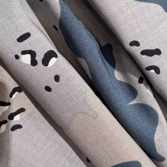 100% хлопок Ripstop с камуфляжным принтом, тканая камуфляжная ткань в стиле милитари для джунглей и леса